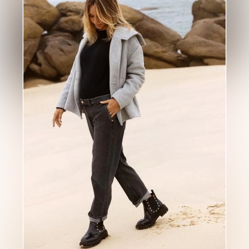 Cache Coeur Carrie Grey Jeans